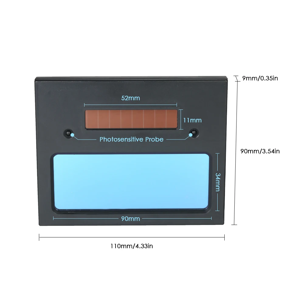 Сварочный шлем Солнечная энергия авто затемнение Сварочная маска сварочный колпачок фильтр объектива Автоматическая маска тени очки крышка пайки