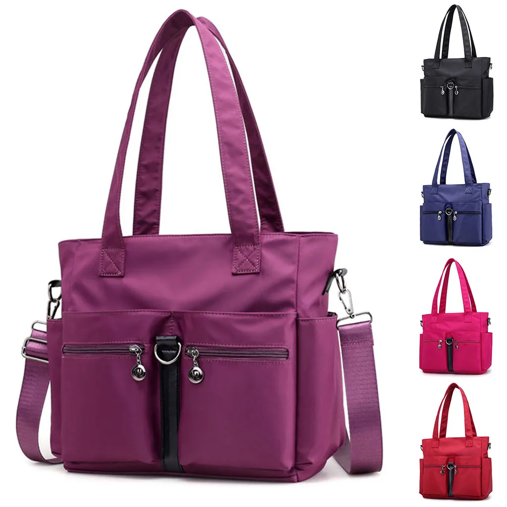 

Women Fashion Nylon Single Shoulder Bag Lady Versatile Shopping Crossbody Bag Waterproof Bags Handbag Sac a Main Bolsa Feminina
