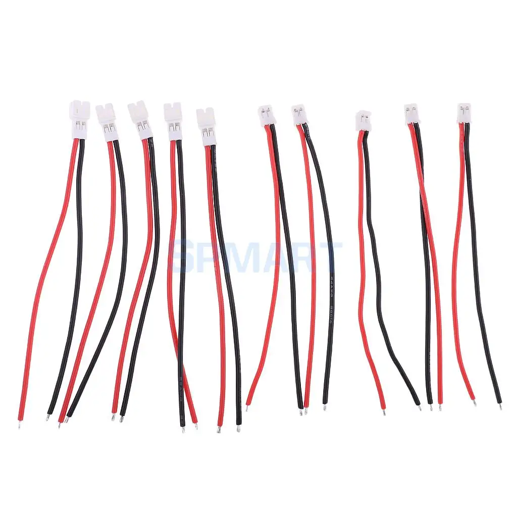 10Pcs/Set RC Upgrade Parts 55mm JST-PH 2.0 Connector Wire Cable Line Battery Charging Adapter