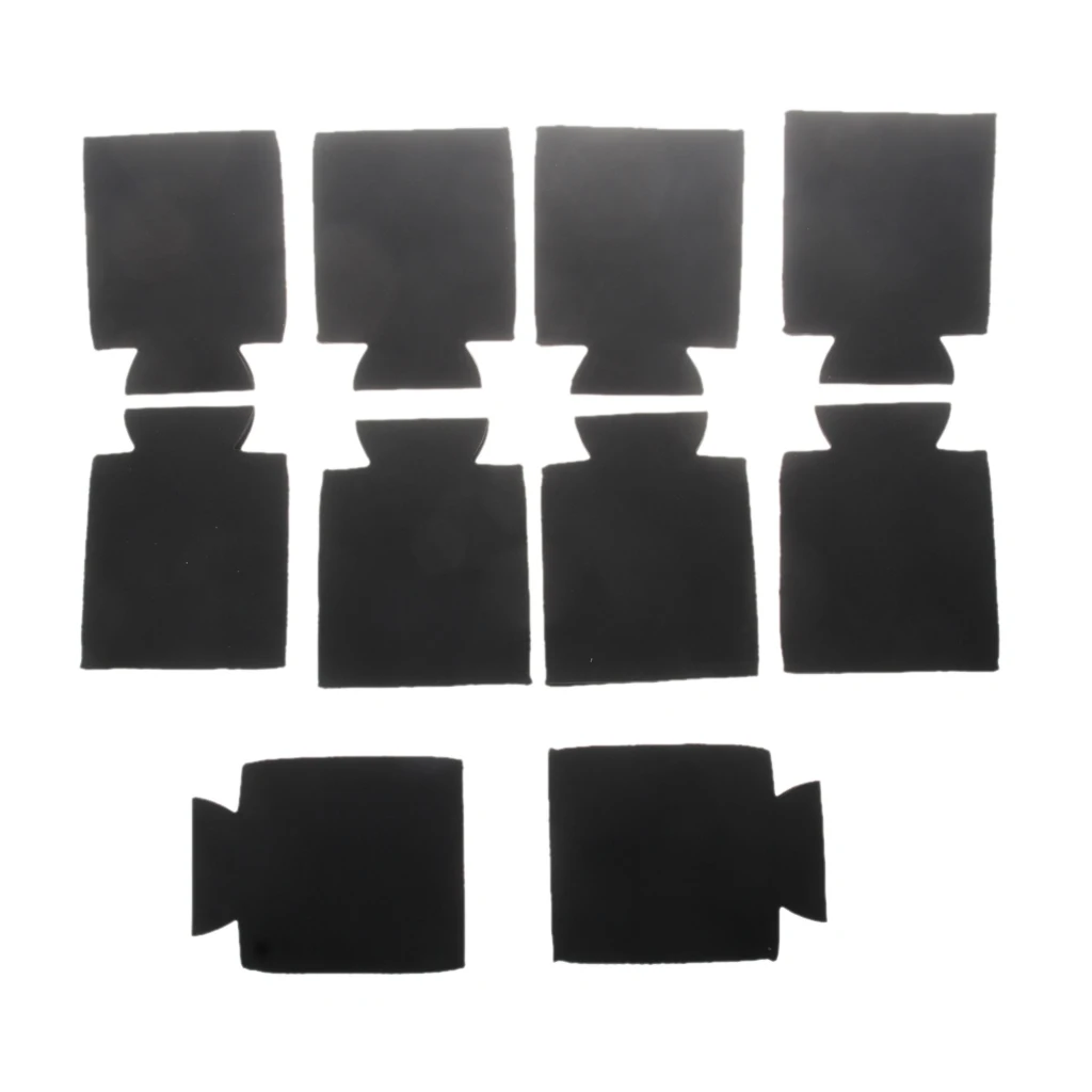 10pcs Beer Tin Can Cooler Sleeves Beer Bottle Holders Neoprene Favour