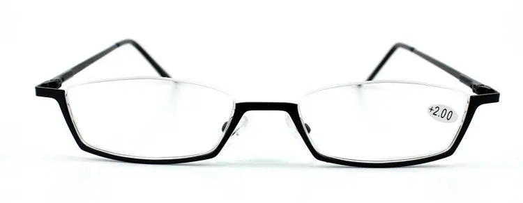 Полуоправа из нержавеющей стали, очки для чтения, Рогатка, дальнозоркие очки, мужские оправы для очков, очки для чтения по рецепту