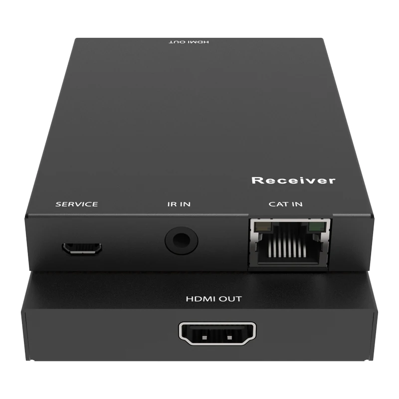  2020 4K 60Hz HDMI 2.0 Extender 50m Support 18Gbps & Loop Out HDMI Extender with IR 4K HDMI to RJ45 