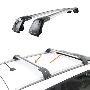 

2PCS Aluminum Cross Bar Roof Cargo Luggage Rack For Porsche Macan 2014-2016