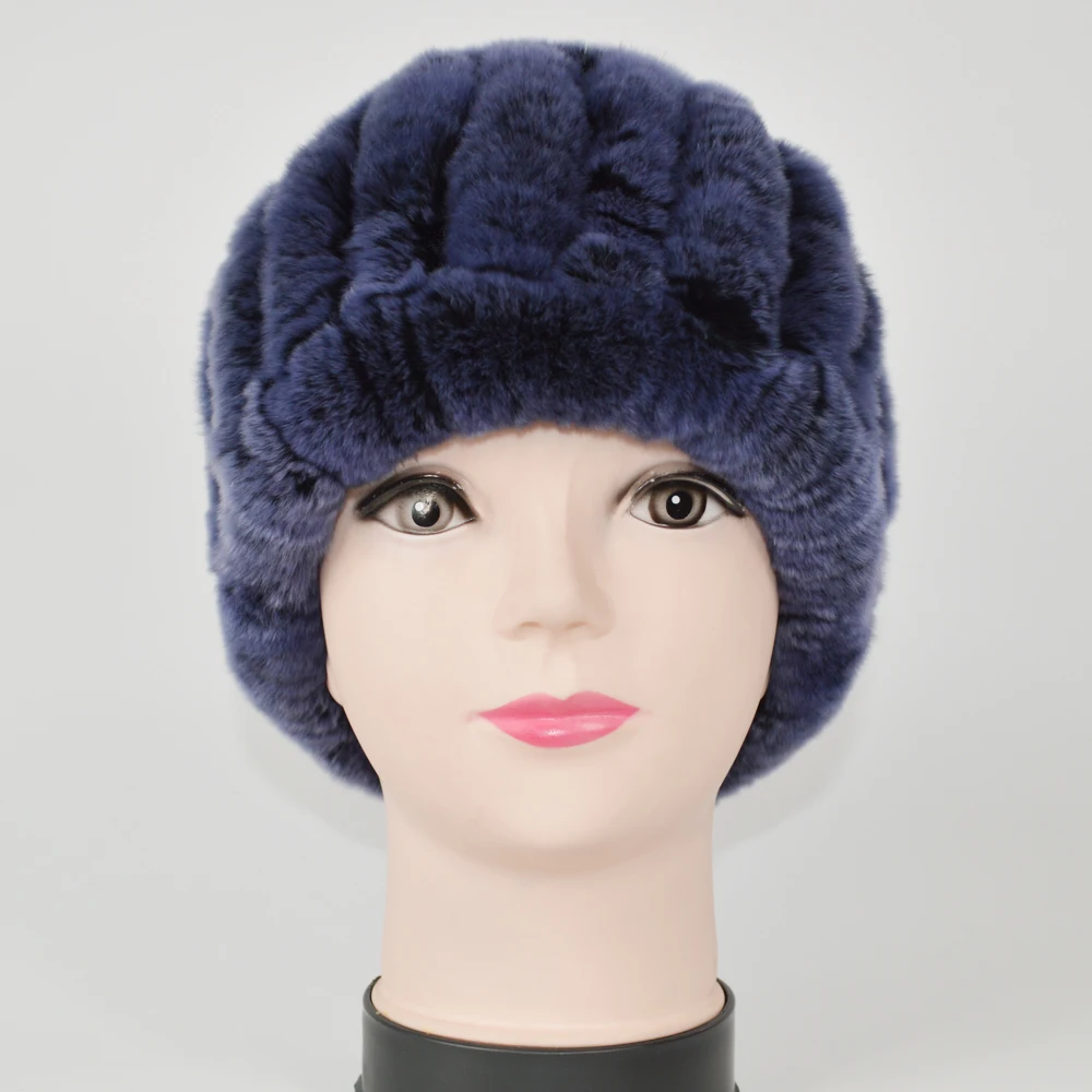 Женский русский женский шарф из меха кролика рекс ручной работы вязаный ...