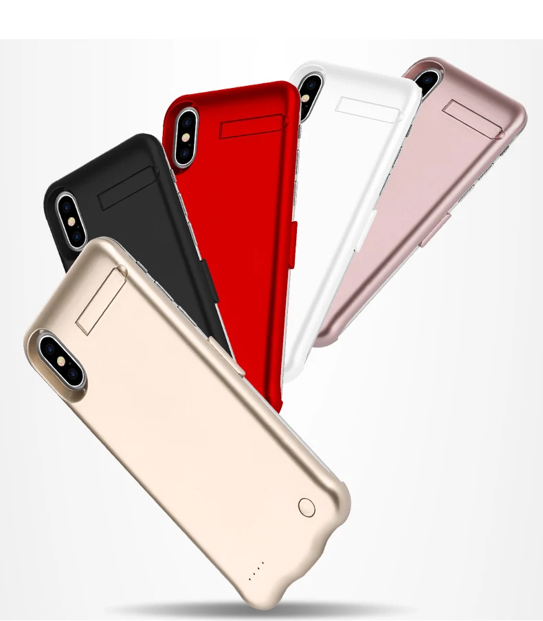 5200 мАч большой емкости чехол для зарядки аккумулятора телефона iPhone X внешний