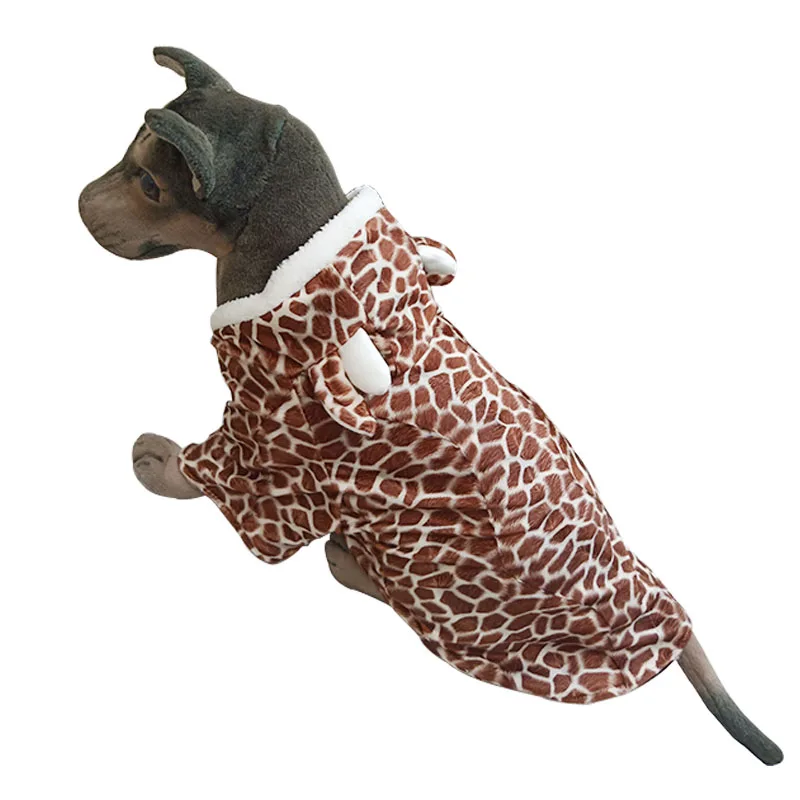 

Giraffe Design Pet Clothes Large Dogs Clothes Winter Dog Coat Jacket Big Dogs Costume