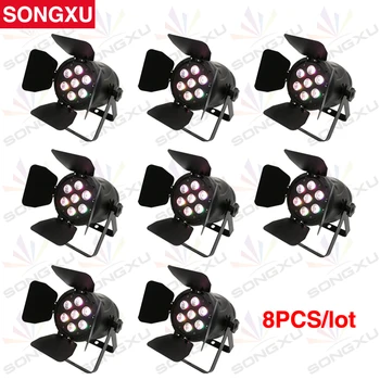 

SONGXU 8pcs/lot LED Par Light 7x10w Par LED Light RGBW DMX Par Cans Stage Lighting Effect Light/SX-PL0710