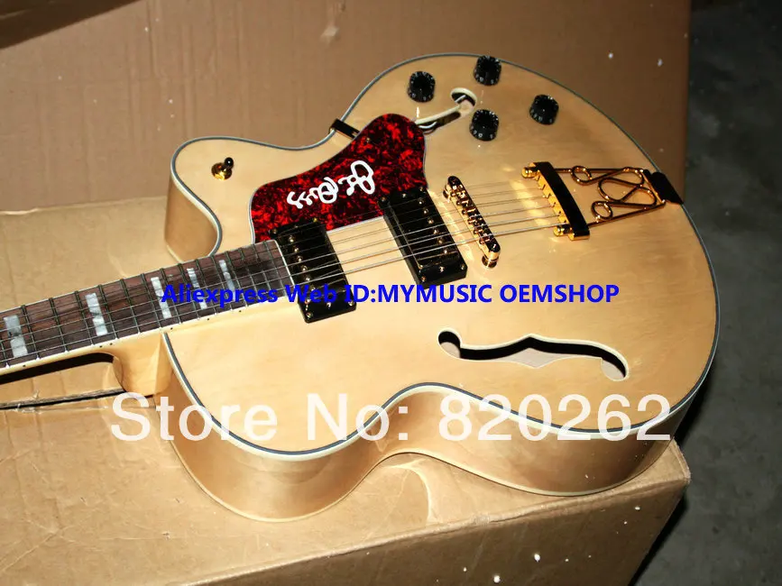

Natural 175 Classic Hollow Jazz Guitar Wholesale Guitars High Quality Free Shipping