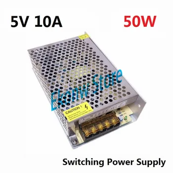 

50W 5V 10A Switching Power Supply Factory Outlet SMPS Driver AC110-220V to DC5V Transformer for LED Strip Light Module Display