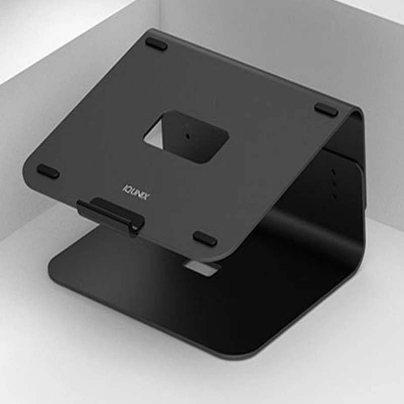 Xiaomi Mijia E-Stand настольная подставка для ноутбука держатель кронштейн для планшета регулируемое Алюминиевое Крепление алюминиевый сплав охлаждающая подставка для ноутбука - Цвет: Черный