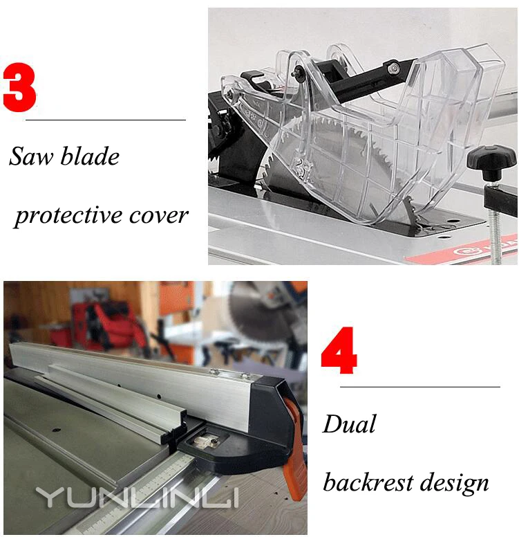 Woodworking Table Saw Multifunctional Dust Saw Cutting Machine Saw Power Tool Chainsaw Electric Circular Saw M1H-ZP-254C