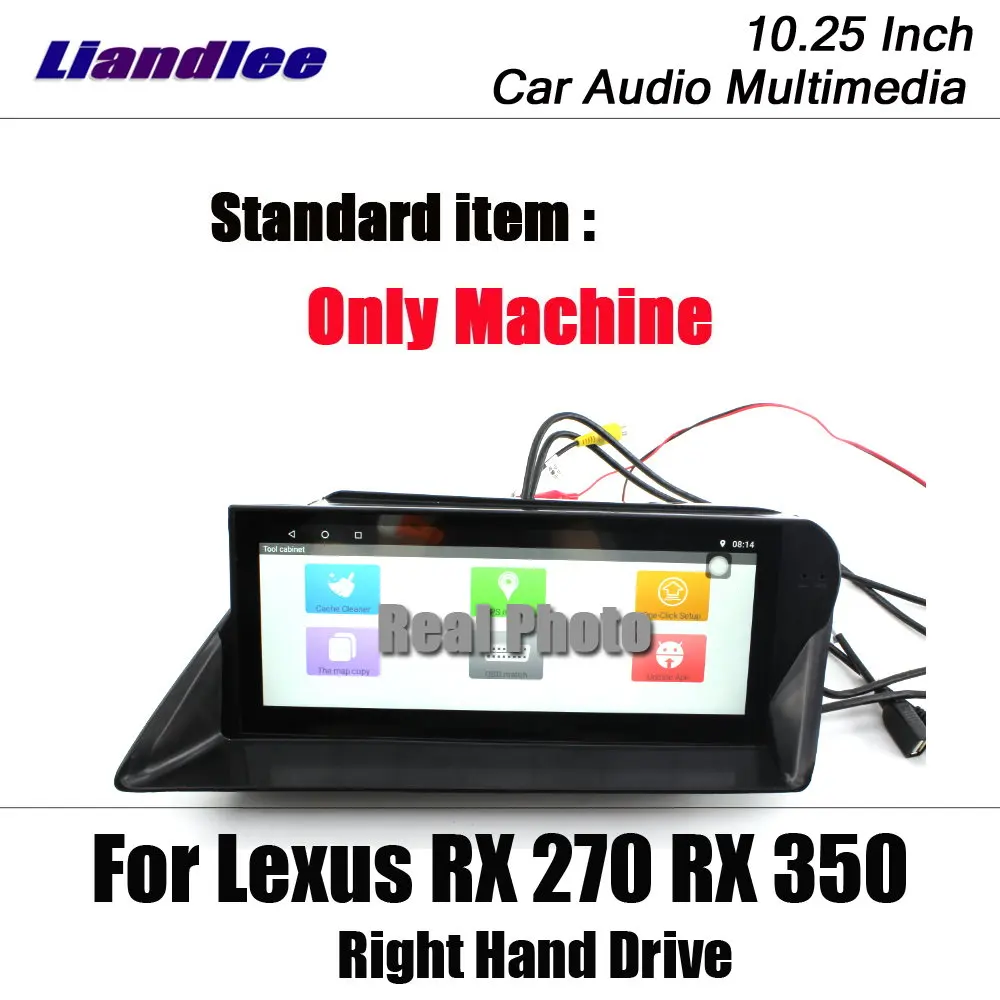 Liandlee Android для Lexus RX 270 RX 350 AL10 RHD правый руль стерео экран мышь Carplay карта gps Nav Навигация мультимедиа - Цвет: machine