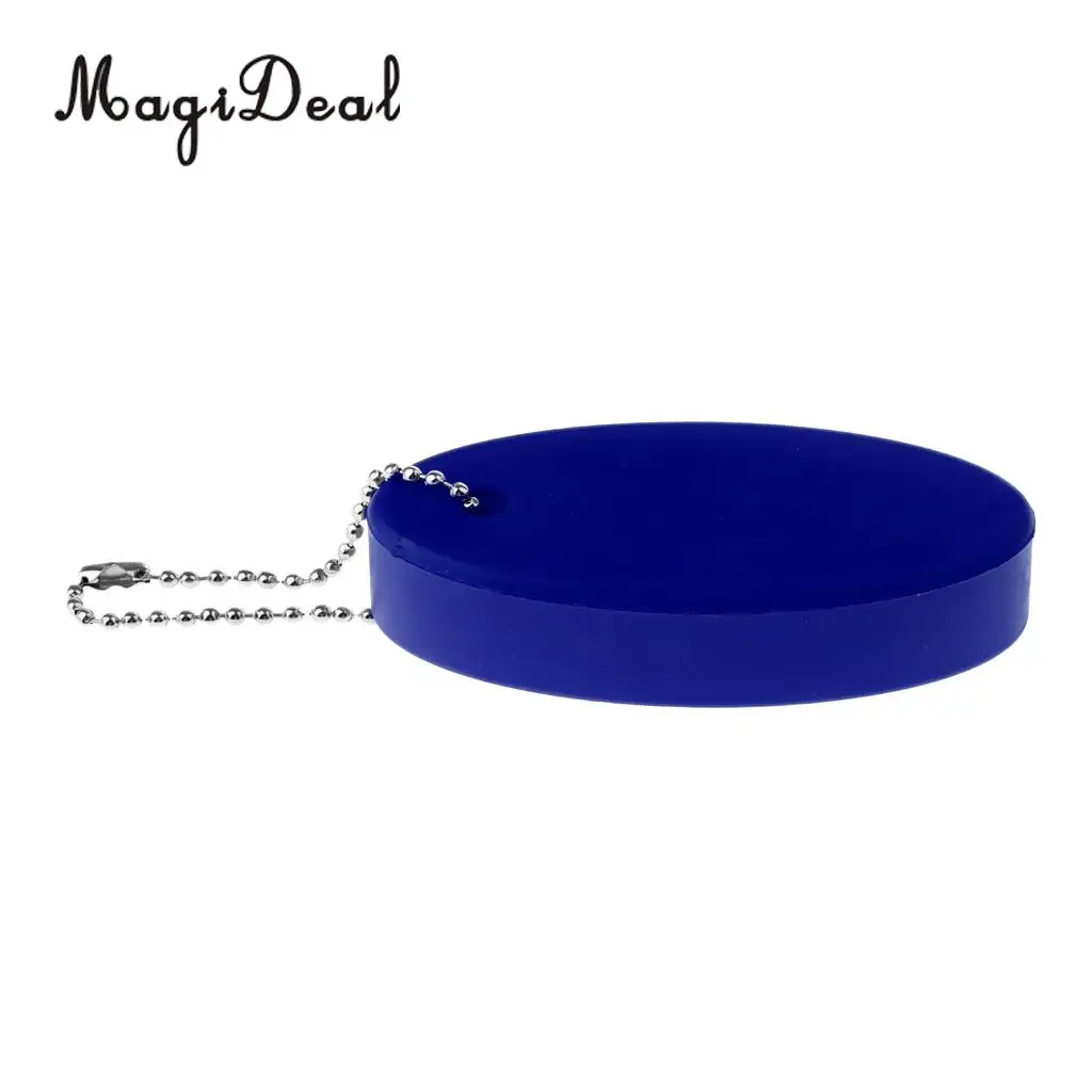 MagiDeal Marine Water Sport Foam Floating Oval Keychain Keyring Water Key Float for Kayak Canoe Rafting Boat Sailing Surfing Acc