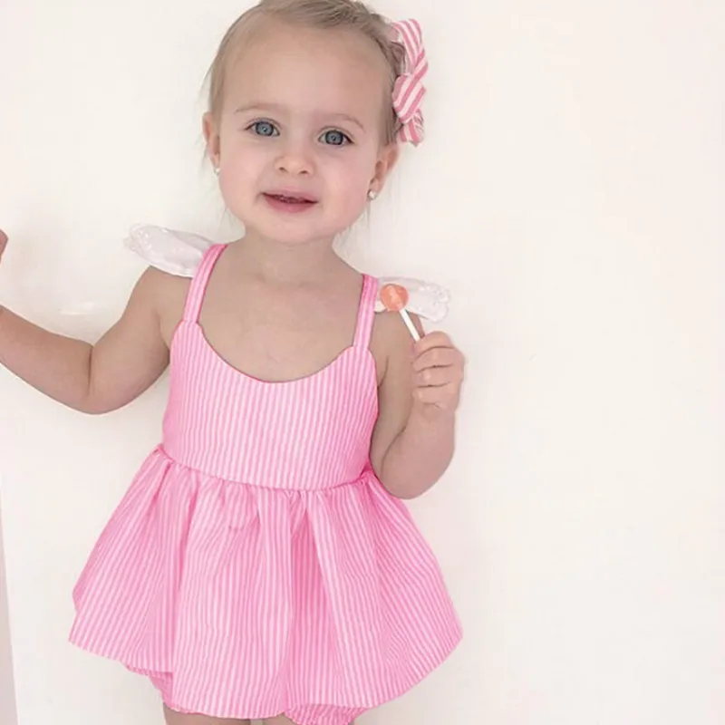 2018 Summer Baby Girl Clothing Set Newborn Baby Clothes Set Girls Dress + Pants 2pcs Kids