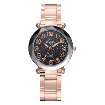 

Lvpai Brand Women Watches Luxury Rose Gold Stainless Steel Dress Quartz Wrist Watch Ladies Sport Creative Watch Relogio Feminino