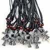 Wholesale lot 12pcs Yak Bone Powder Carving Ancient Egypt Ankh Charms Pendants Necklaces Amulet Gift MN157 ► Photo 2/6