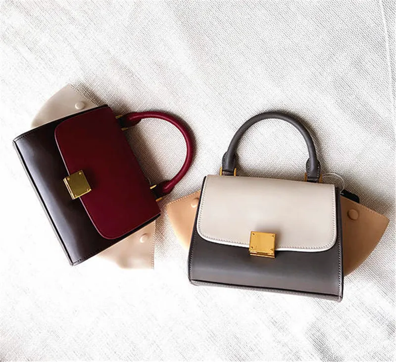 

2019 LEATHER WOMEN'S SINGLE SHOULDER CLUTCH BAG FASHION KOREAN STYLE BRAND COWHIDE HANDBAG BAG TIDE WALLET PURSE WOMEN HANDBAG