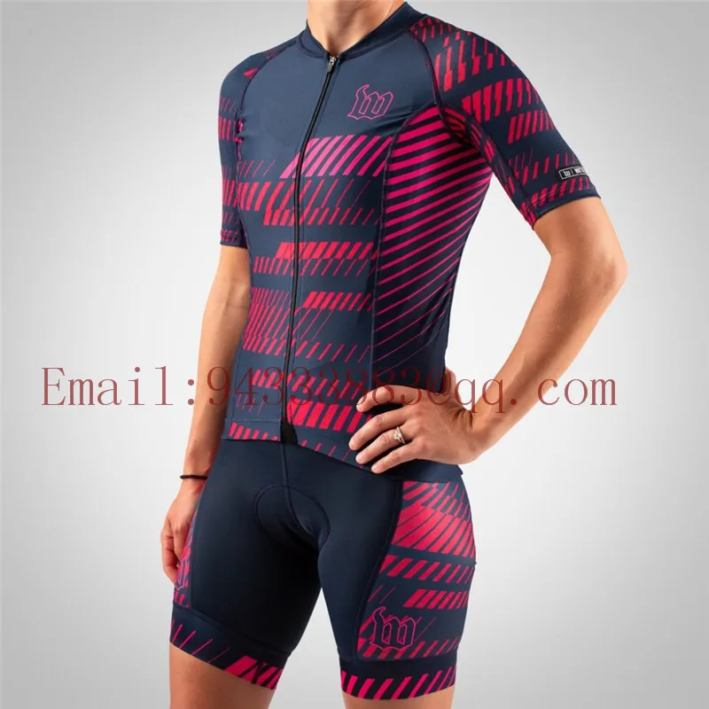 

2019 bike professional team cycling jersey set ropa ciclismo mujer women summer short sleeve breathable bicicleta triathlon suit