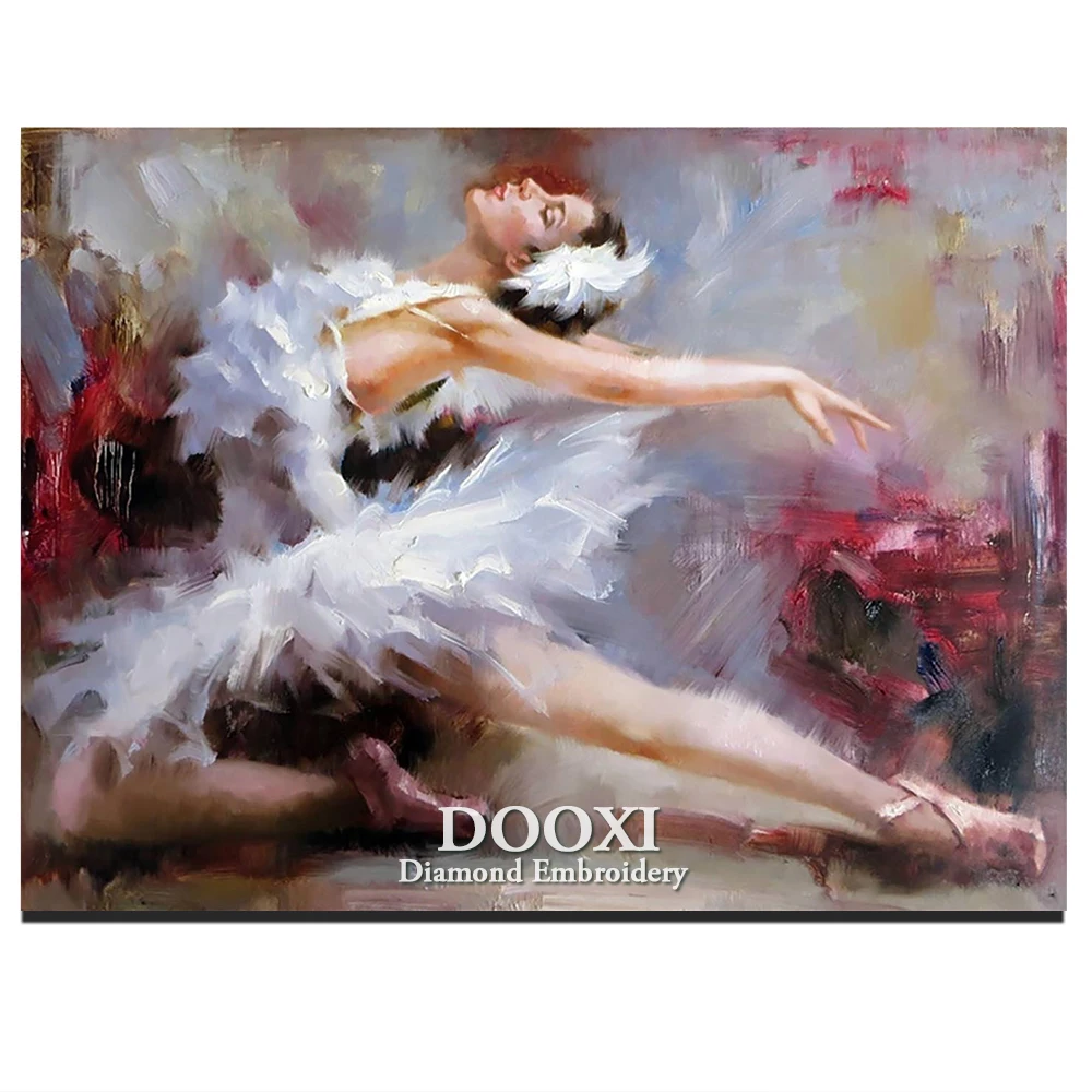 

DOOXI Diamond Painting Cross Stitch Full Square Picture of Rhinestone Dancers Girl DIY Diamond Mosaic Diamond Embroidery Sale