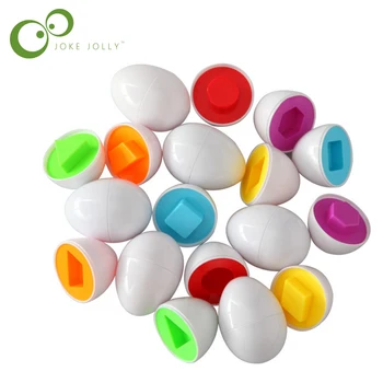 Infant Tong Yizhi educational toys toy recognize color shape matching egg fight inserted  wooden toys kids toys puzzle S36 1