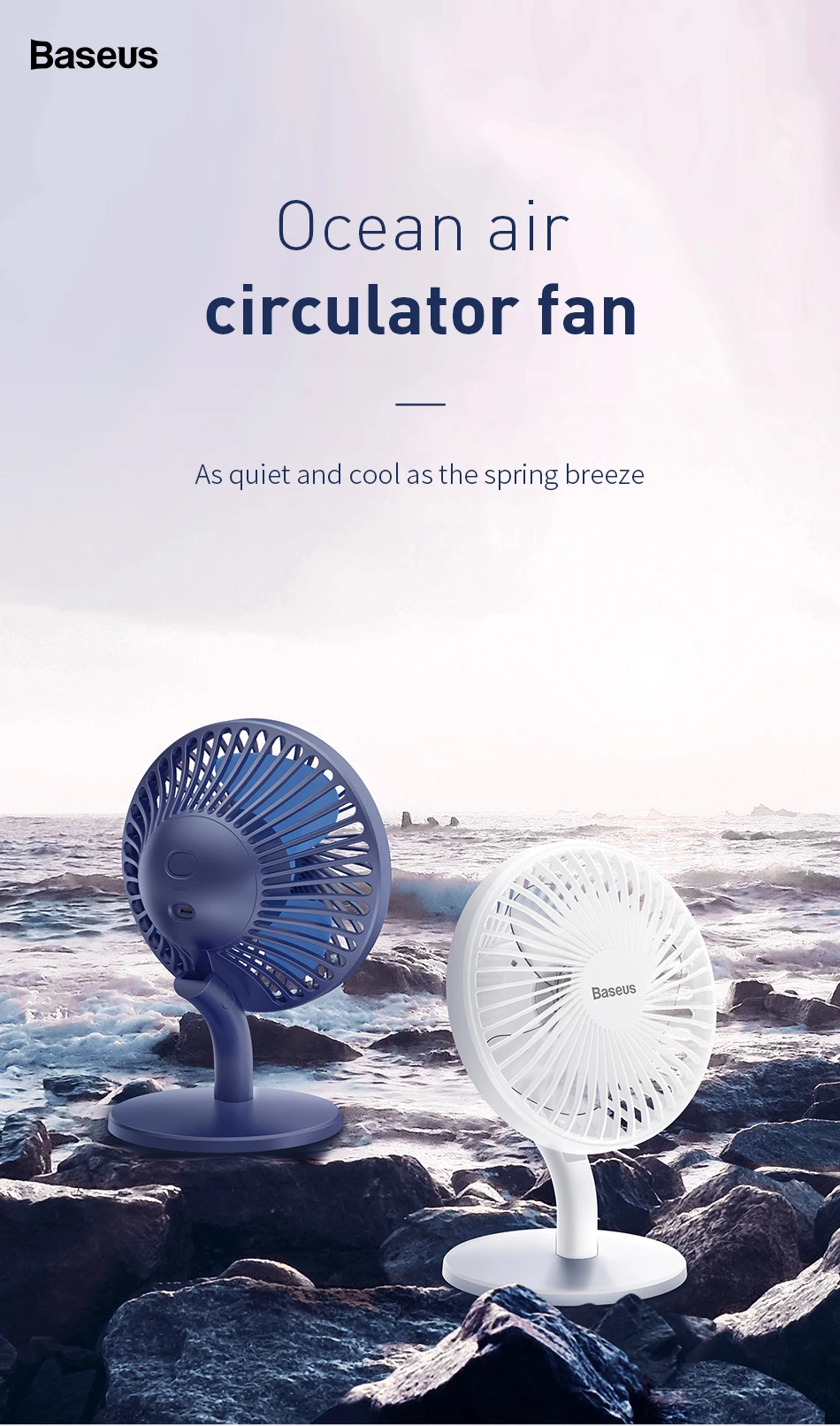 BASEUS Ocean Air Circulation Fan 1
