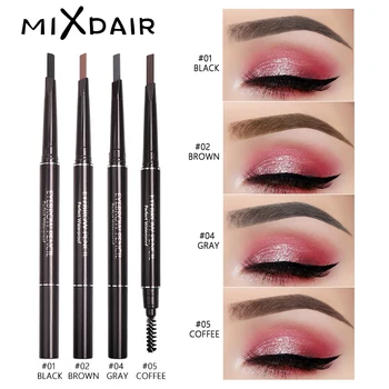 

MIXDAIR Eyebrow Pen 4 Colors Double Ended Eyebrow Pencil Waterproof Long Lasting Eye Brow Enhancers Eyebrow Tatoo Pen Makeup