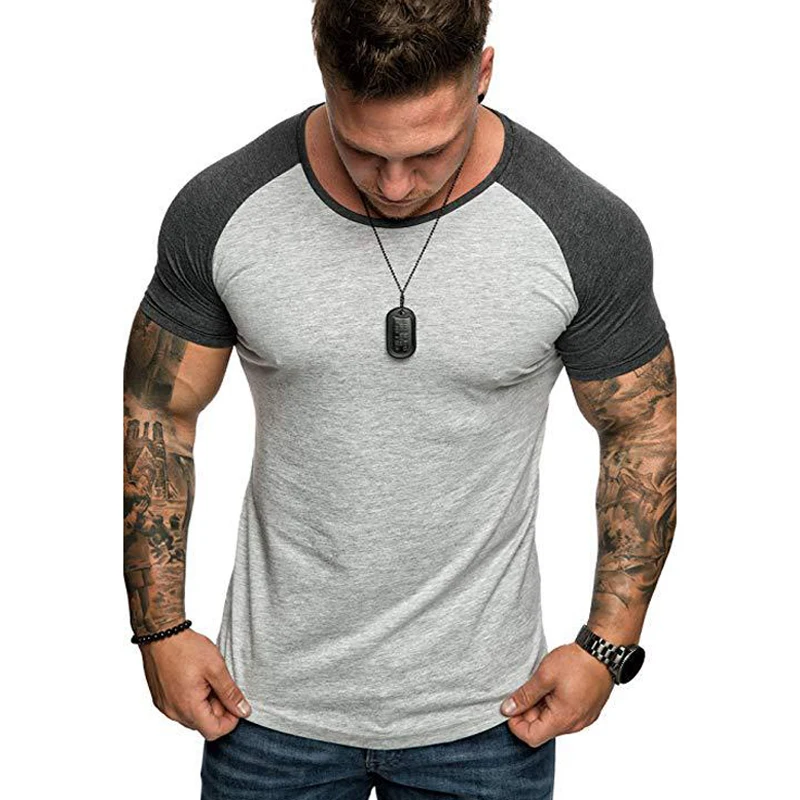 

2019 Fashion Summer Short Sleeve T-shirts Camouflage Print Men T Shirt Gyms Bodybuilding Slim Thin Male Tops Tees Dropshipping