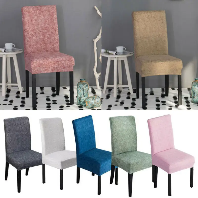 

2019 Newest Hot Spandex Stretch Wedding Banquet Chair Cover Party Decor Dining Room High Quality Seat Cover