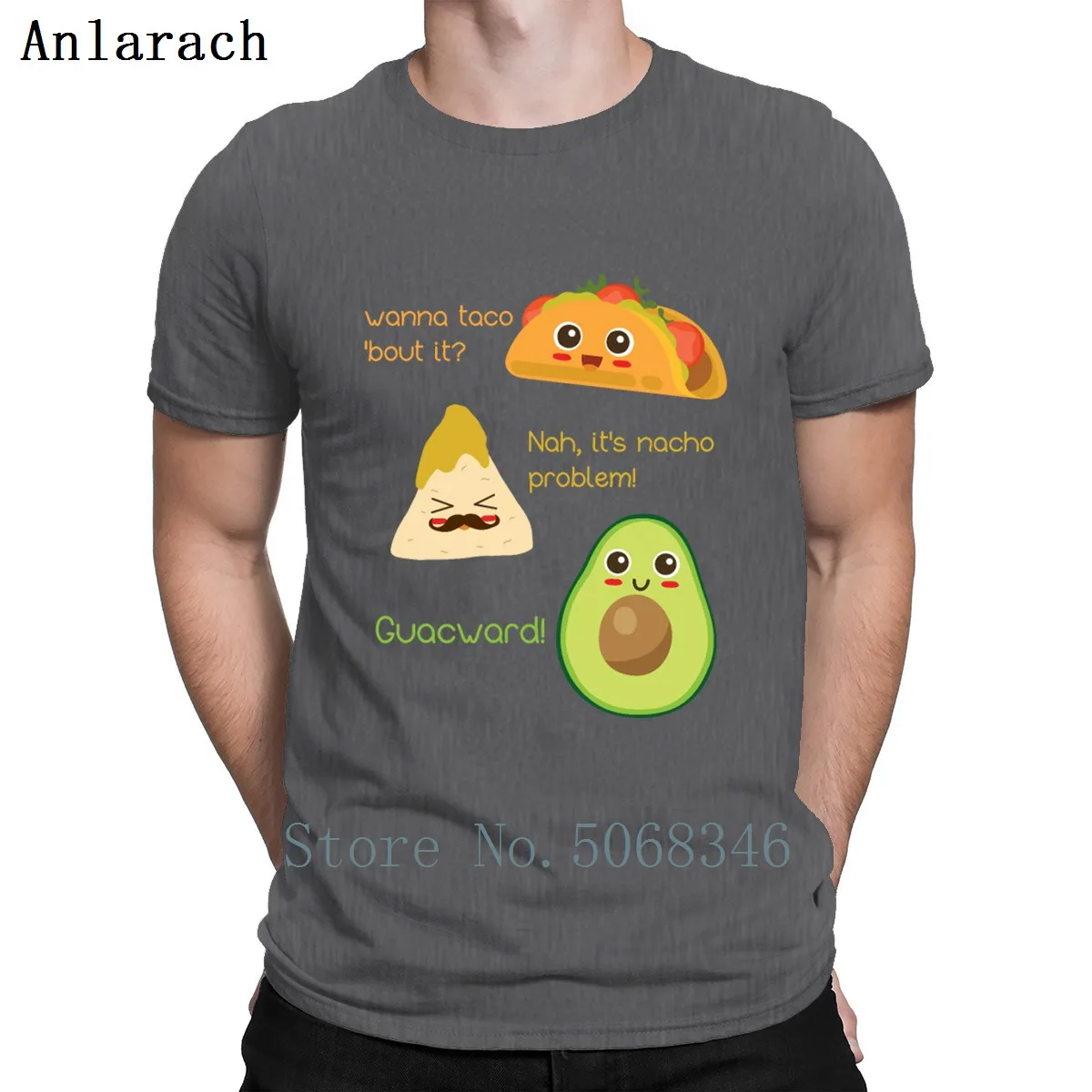 Хлопковая футболка want Taco boot It Nacho Problem забавная с авокадо хлопковый костюм