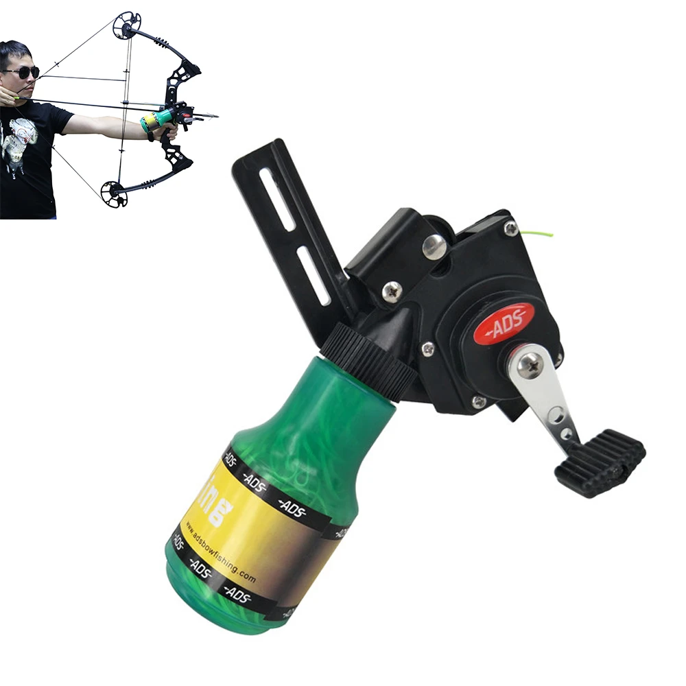 Archery Bow Fishing Spincast Reel Rope Compound Recurve Bow Slingshot Hunting