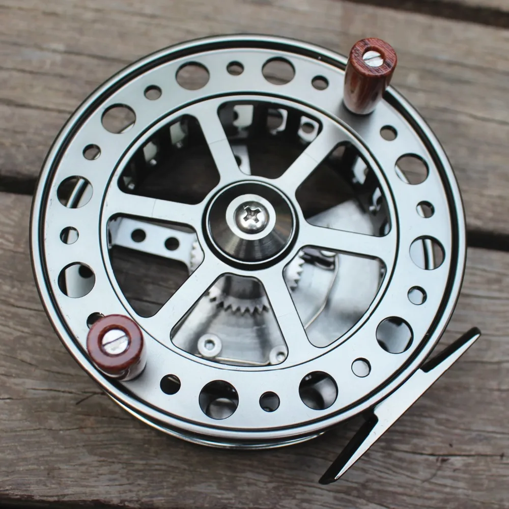 

CNC MACHINED ALUMINUM CENTER PIN CENTREPIN FLOATING REEL 113.5MM 4 1/2 INCHES STEELHEAD SALMON TROTTING FISHING