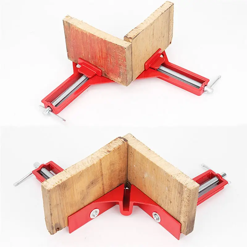 

90 degree Right Angle Clamp 100MM Mitre Clamps Corner Clamp Picture Holder Multifunctional Aluminum Woodworking Tools Framing