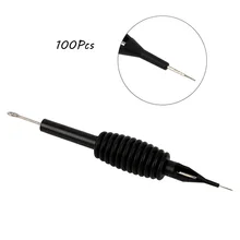 100 шт одноразовые стерильные иглы и трубки 3/4 ручка(19 мм) инструменты для красоты