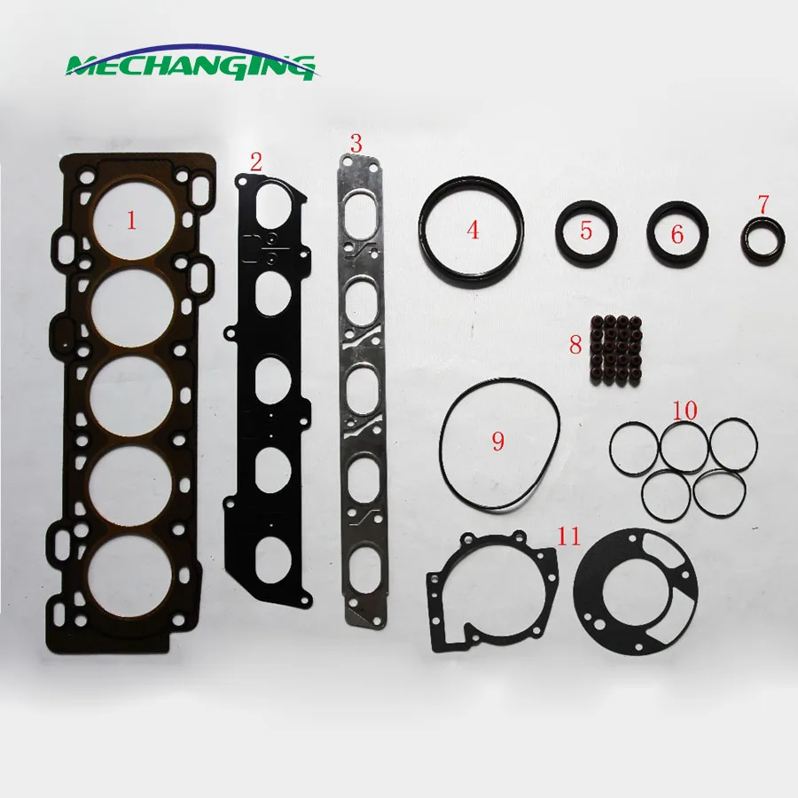 

For VOLVO S40 C70 V50 C30 2.4 B5244S4 B5244S5 Full Set Overhaul Package Auto Parts Engine Gasket 50288100