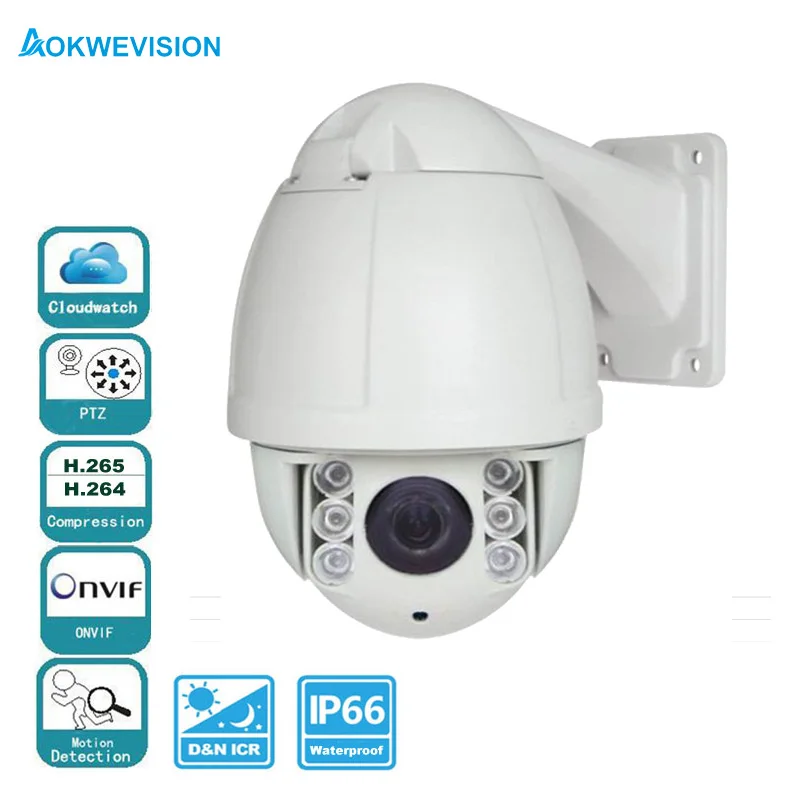 H.264/265 5MP 4MP 3mp mega pixels 10X optical zoom 50m IR night vision