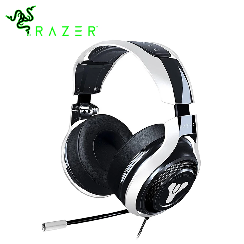 

Razer Man O'War Tournament Edition Destiny 2 Edition Gaming Headset with Mic Noise Isolating In-line Controls Gaming Headphone