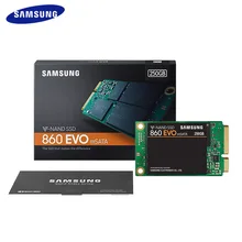 100% оригинальный SAMSUNG SSD 250 GB 500 GB 860 EVO mSATA Внутренний твердотельный диск mSATA 1 T для ноутбука Настольный ПК MLC