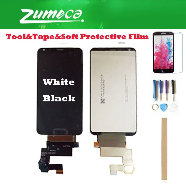 

For LG Q6 LG-M700 M700 M700A US700 M700H M703 M700Y LG Q6 Prime LCD Display+Touch Screen Digitizer Black White Color With Kits