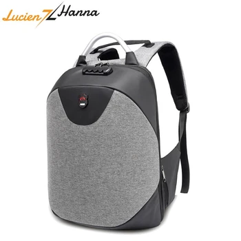 

Anti Theft Waterproof USB Men 15.6 inch Laptop Backpack with TSA Customs Lock Notebook Computer Travel Bag for Male School Bags