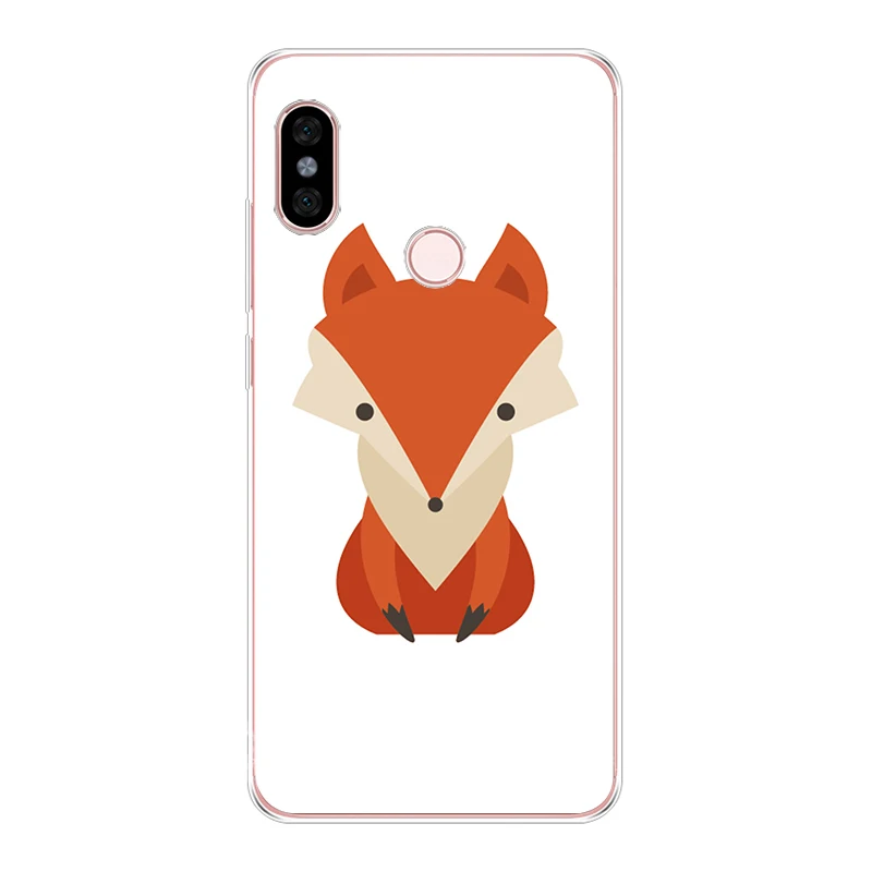 Sly fox cute чехол с изображением животного Soft Silicone TPU для телефона redmi4A 4X 5 5a 5Plus note4 For