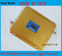 ЖК-Дисплей! GSM 900 МГц/DCS 1800 МГц Dual Band Усилитель Сигнала, GSM И DCS Мобильный Телефон Сигнал Повторителя Усилитель + Адаптер Питания