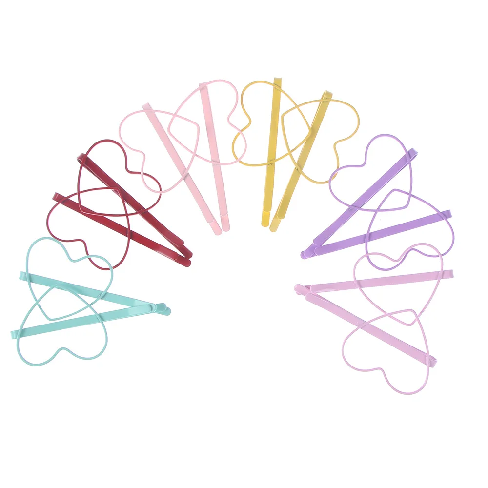 2 шт. Милая заколка в форме сердца для девочек, заколка для волос в форме сердца, аксессуары для волос, Подарочная заколка для волос для женщин и девочек