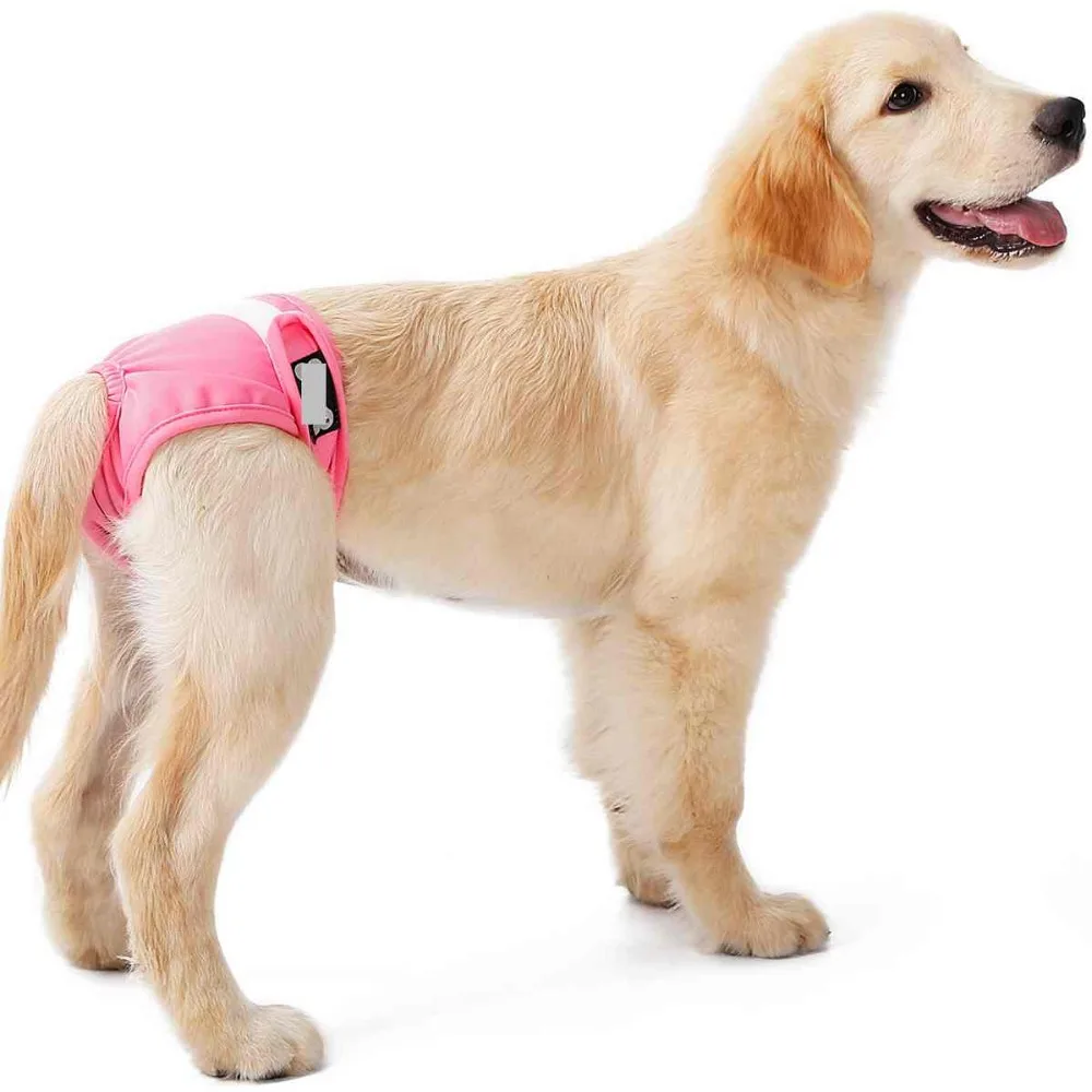 

3pcs/set Female Dog Puppy Diapers Reusable Breathable Pet Dog Physiological Menstrual Hygiene Sanitary Pet Underwear For Girl