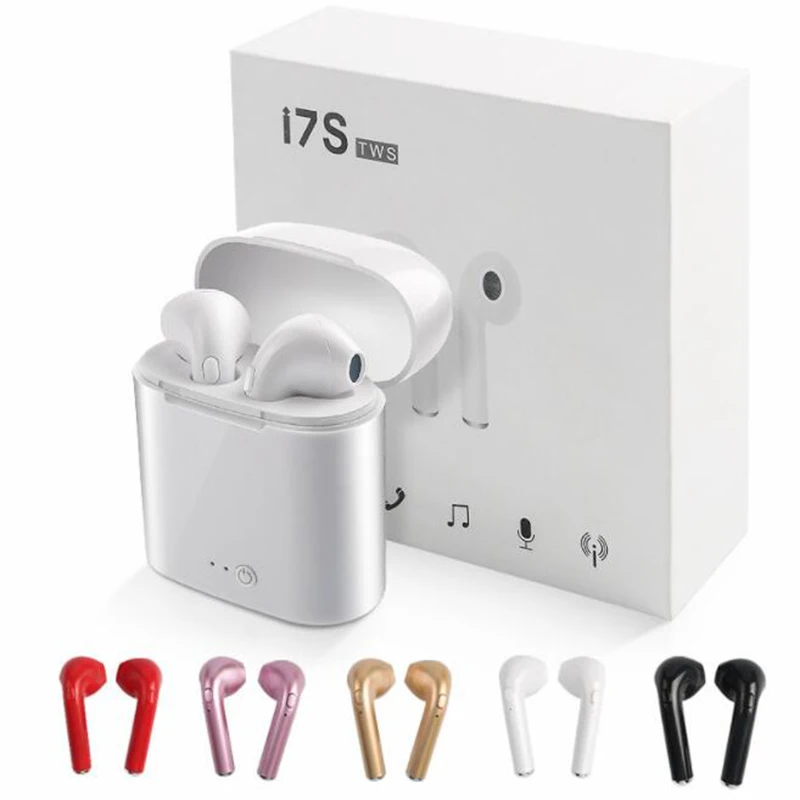 

I7s TWS 5.0 Wireless Bluetooth Earphone Stereo Earbud Headset with Charging Box for All Bluetooth Tablet Smart Phone Earphone