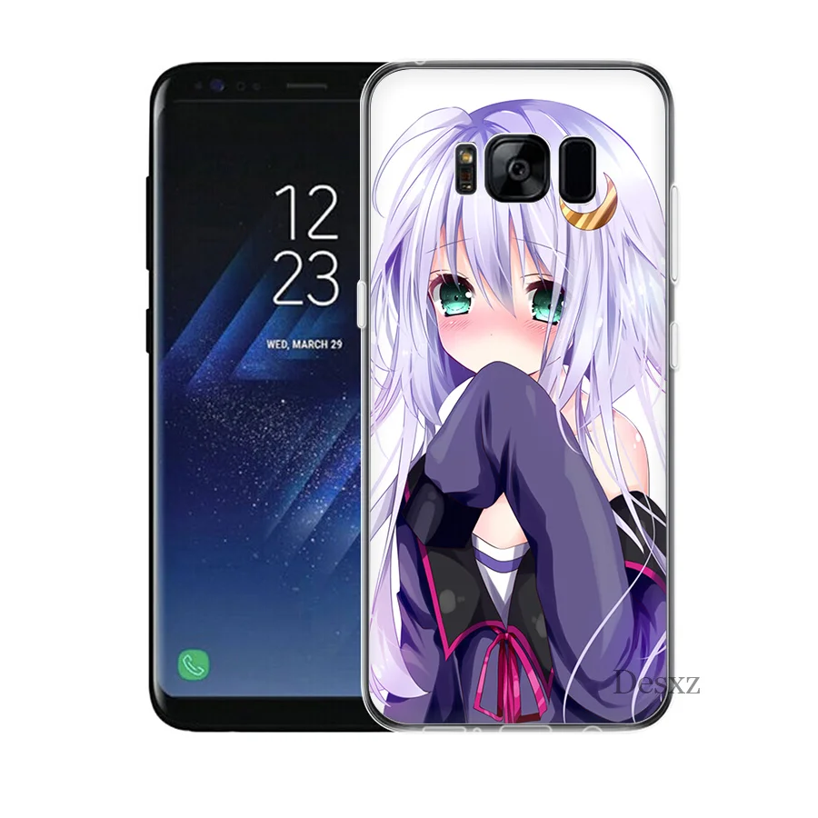 Чехол Desxz chica Anime 02 для Samsung Galaxy S10e S8 S9 M10 M20 M30 M40 S10 Plus S3 S5 S4 S6 S7 Edge Note 8 9|Чехлы-накладки| |