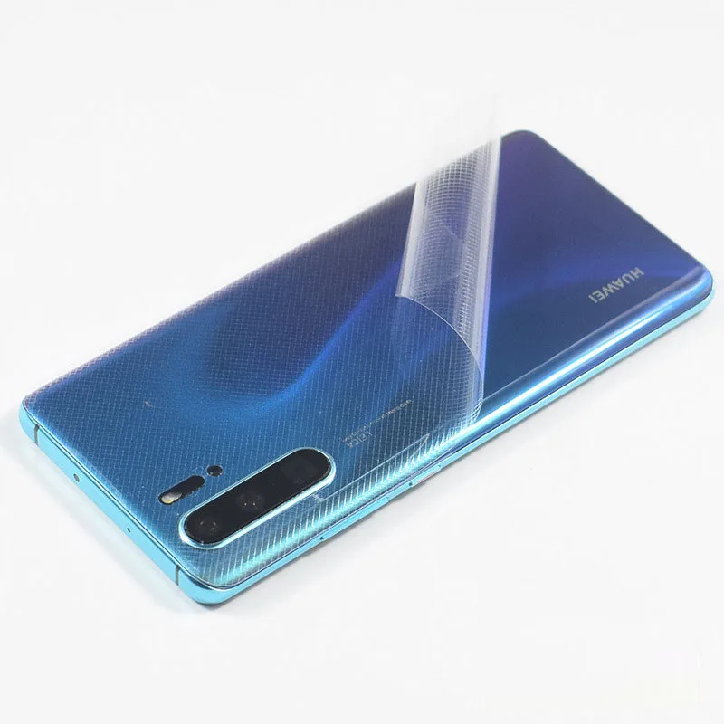 Transparent 3D Carbon Fiber Soft Film Matte Drawing Phone Back Sticker Film For Huawei P30 Pro P30 Lite P20 Mate 20 Pro Mate 20X Transparent 3D Carbon Fiber Soft Film Matte Drawing Phone Back Sticker Film For Huawei P30 Pro P30 Lite P20 Mate 20 Pro Mate 20X