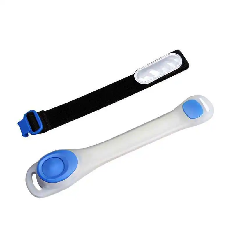 Discount Outdoor Sports 5 Color Reflective Safety Belt Arm Strap Night Cycling Running LED Armband Light  Bicycle Accessories 4
