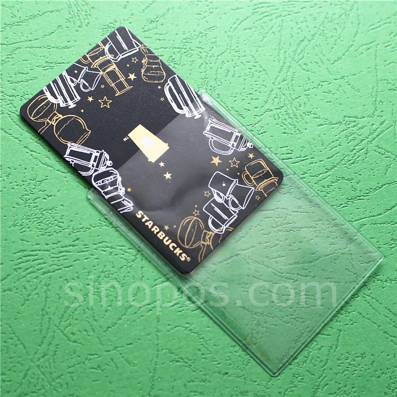 Pochette en vinyle transparent pour cartes, 9.2cm, carte d'identité VIP,  carte de crédit, enveloppe de protection, sac de poche en PVC - AliExpress