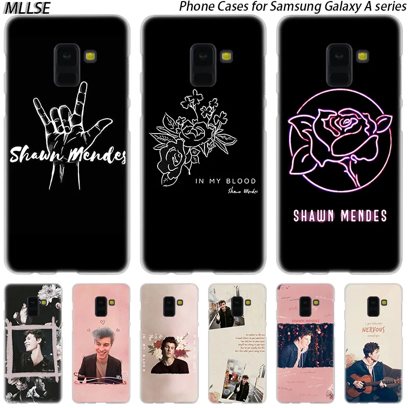 

MLLSE Shawn Mendes pink art Hard Case for Samsung Galaxy A10 A20 A30 A40 A50 A70 A20E A2 CORE M10 M20 M30 Hot Fashion Cover