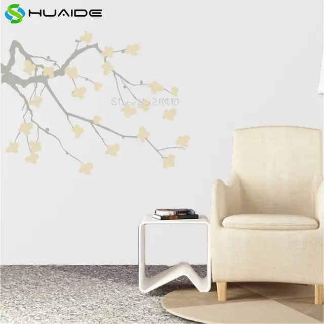 online shop cherry blossom branch wall decal custom color vinyl wall